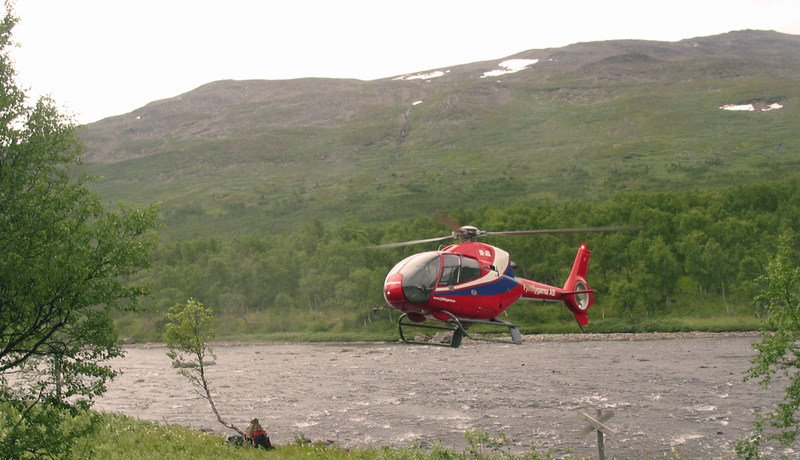 trekking mit helikopter