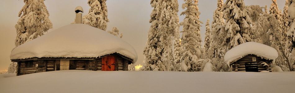 Grillhütte in Lappland
